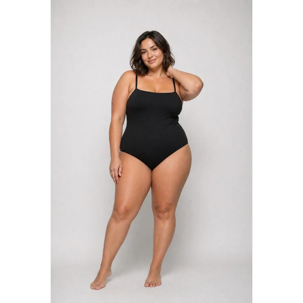 SKIMS Shaping‎ Swim Cami One Piece Onyx Womens 4X